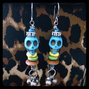 SkuLL & BeLLs Dangle Earrings by EiNk!